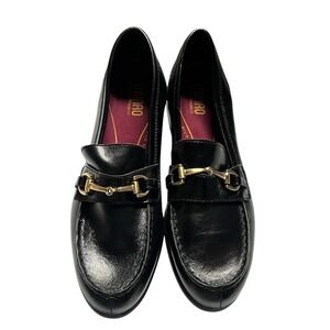 Munro Loafers Womens Shoes 9N Narrow Black Horsebit Slip On Comfort Arch Support